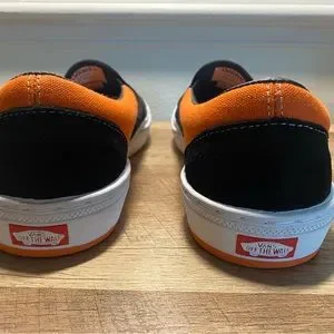 国内配送 VANS SLIP ON BLACK/ORANGE Vans | Shoes | Nwot Vans Bmx Slipon Pro Shoes Black Neon